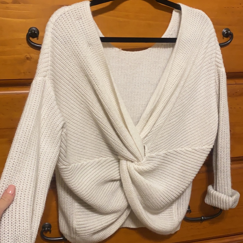 White sweater size L!